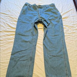 Carhartt Men's Relaxed Jeans - Light Blue. Loose fit